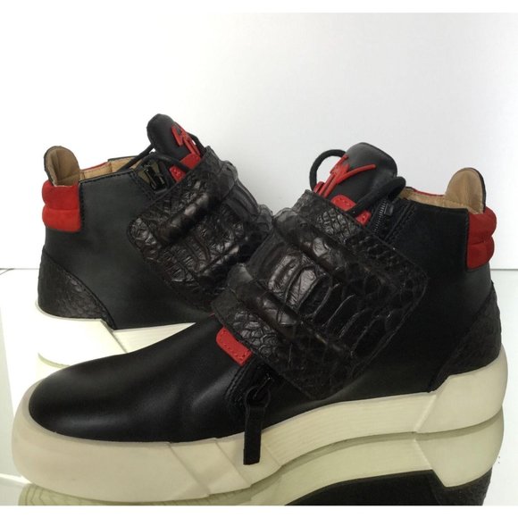 NEW GIUSEPPE ZANOTTI Crocodile High Top Sneakers main image 4
